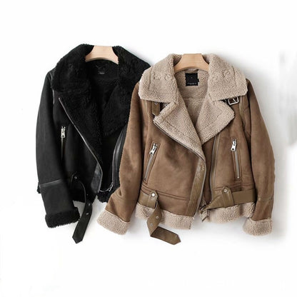 Blouson Biker Fourré