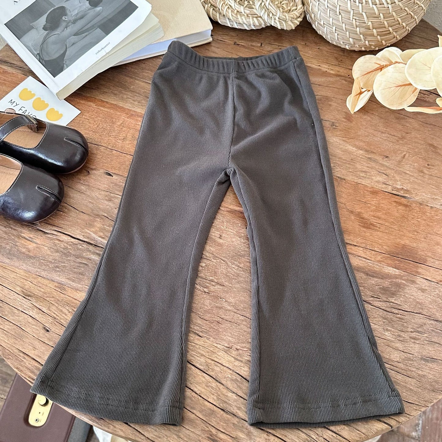 Pantalon évasés élastique